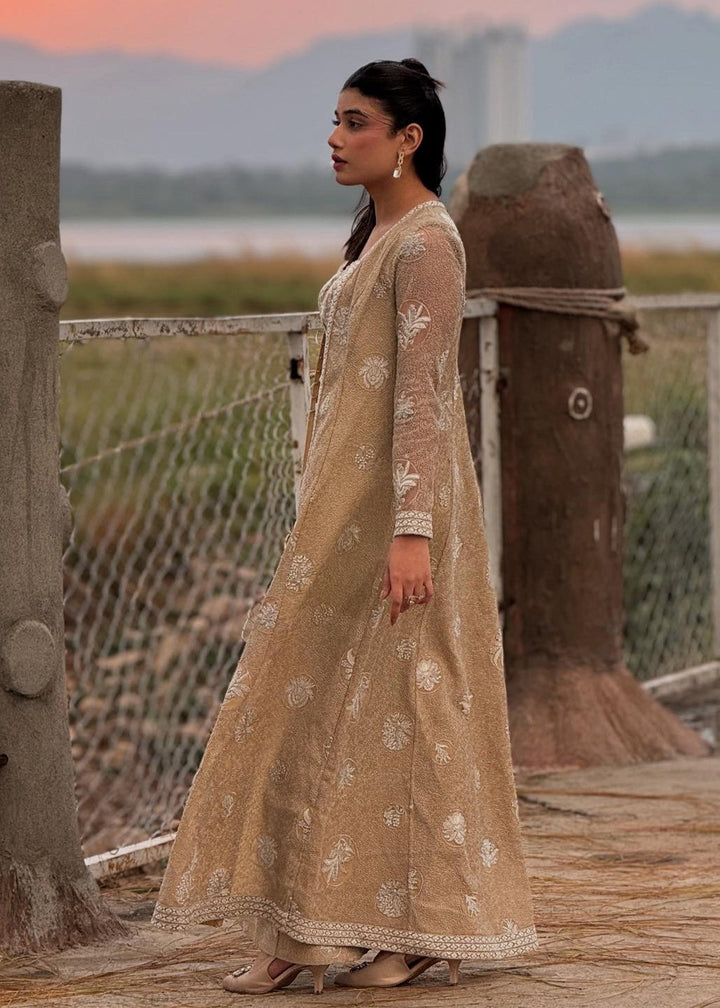 Shahid Chuhan - Silken Trail - Client Diaries Organza Jacket For Women - Nude