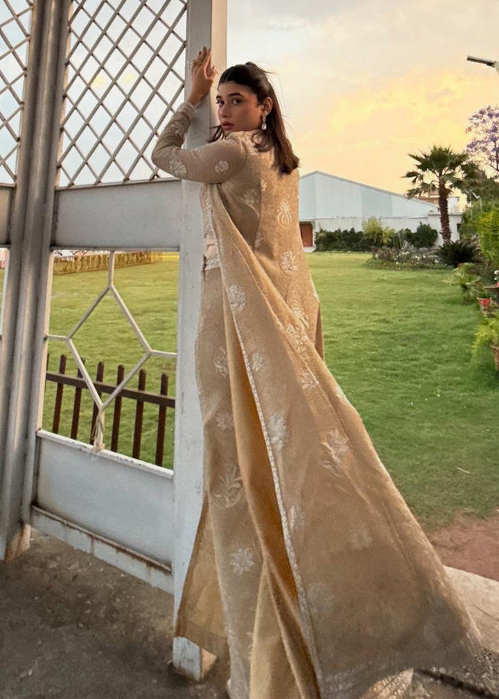 Shahid Chuhan - Silken Trail - Client Diaries Organza Jacket For Women - Nude