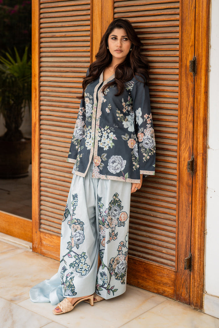 Shamaeel Ansari Blue Mirage Suit Blue 3 Piece