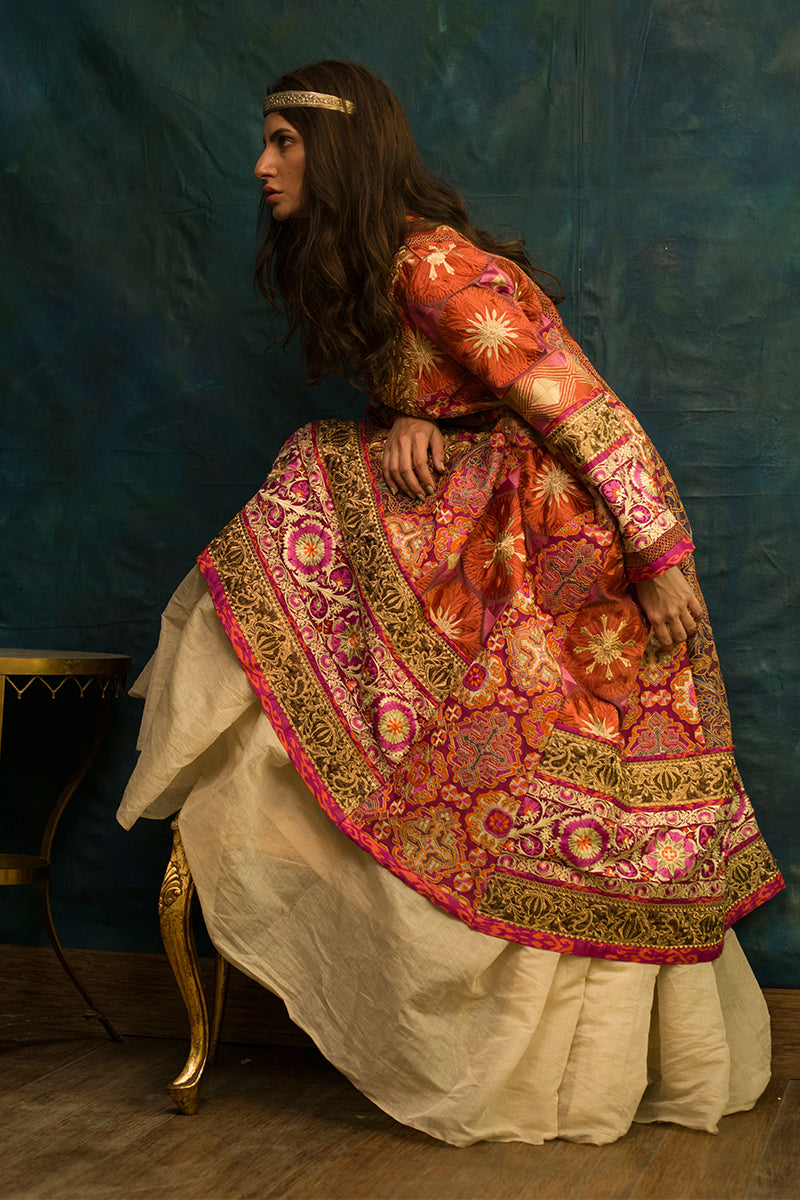 Shamaeel Ansari Noor-e-Saltanat Jacket Multicolor 3 Piece