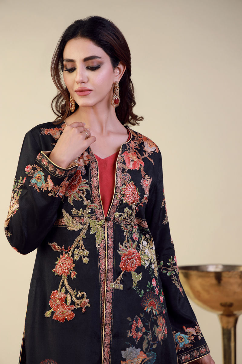 Shamaeel - EE-13 - Khaadi Silk/Cotton Silk/Viscose Silk