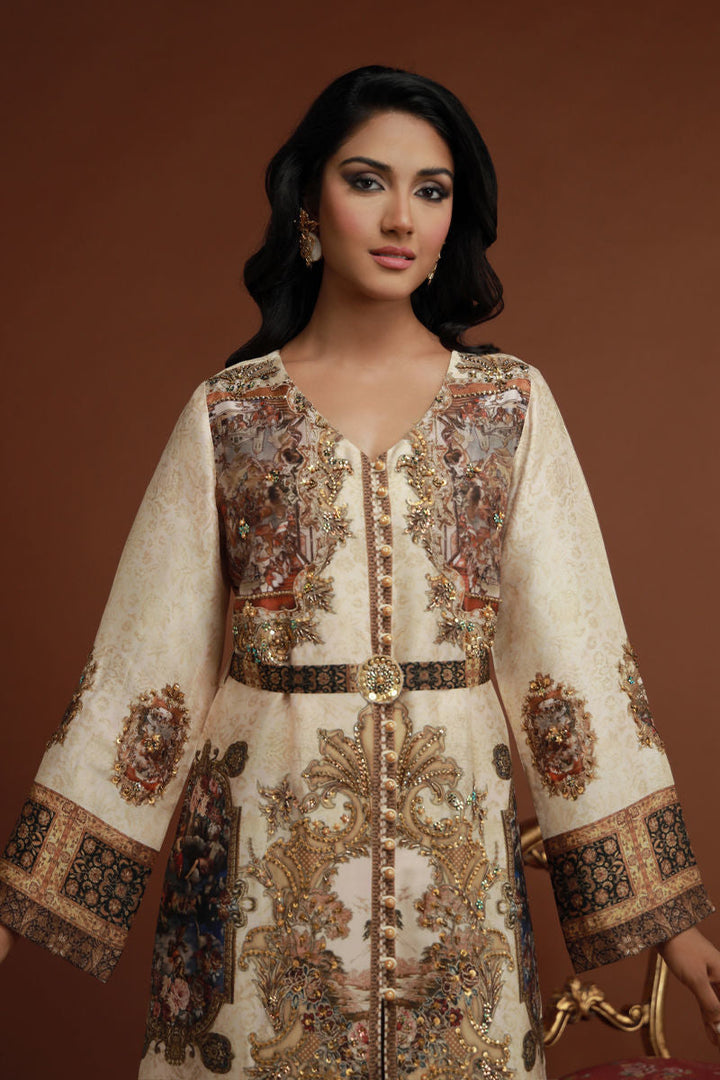 Shamaeel - Flora-07 - Sheesha Silk/Cotton Silk