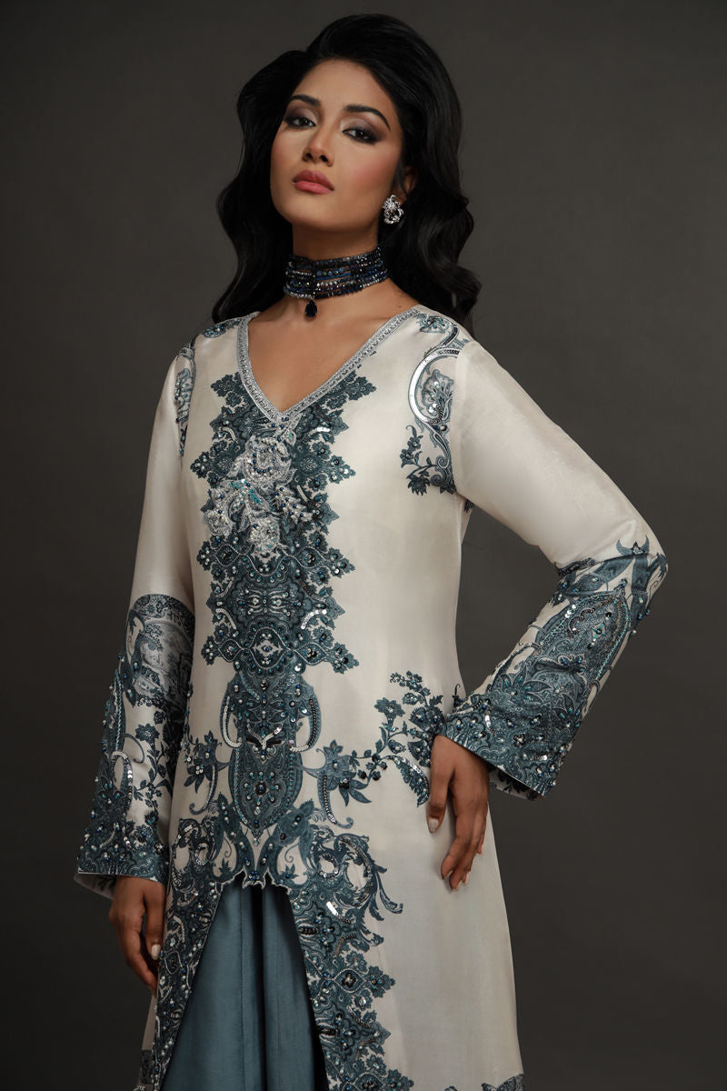 Shamaeel - Flora-08 - Sheesha Silk/Cotton Silk