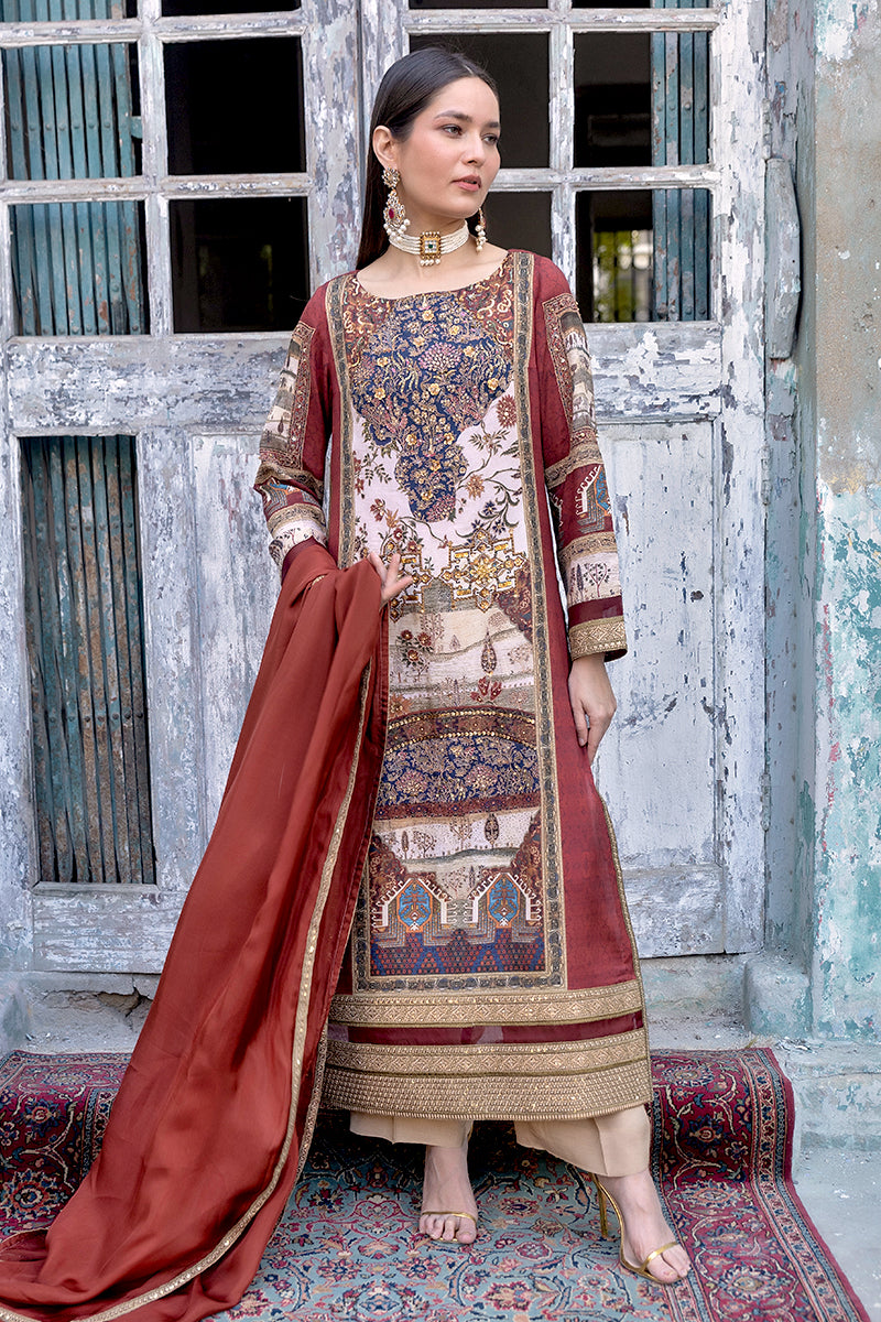 Shamaeel - Heritage Mosaic - Viscose Silk/Cotton Silk