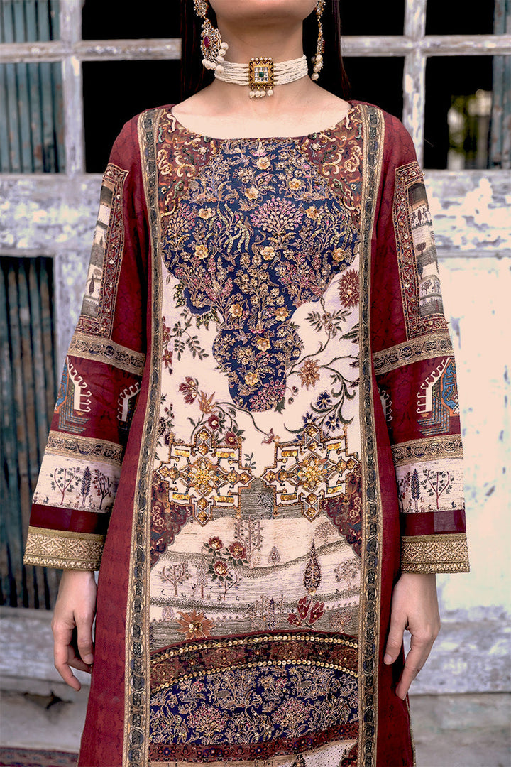 Shamaeel - Heritage Mosaic - Viscose Silk/Cotton Silk