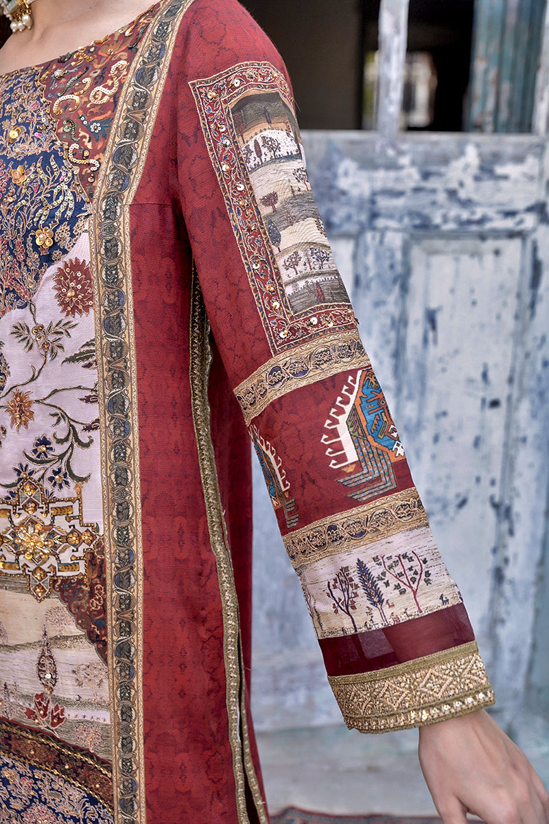 Shamaeel - Heritage Mosaic - Viscose Silk/Cotton Silk