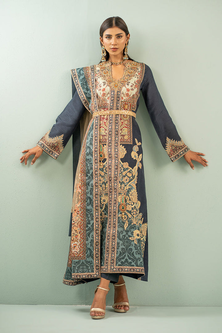 Shamaeel - Mystic Mughal - Viscose Silk/Cotton Silk