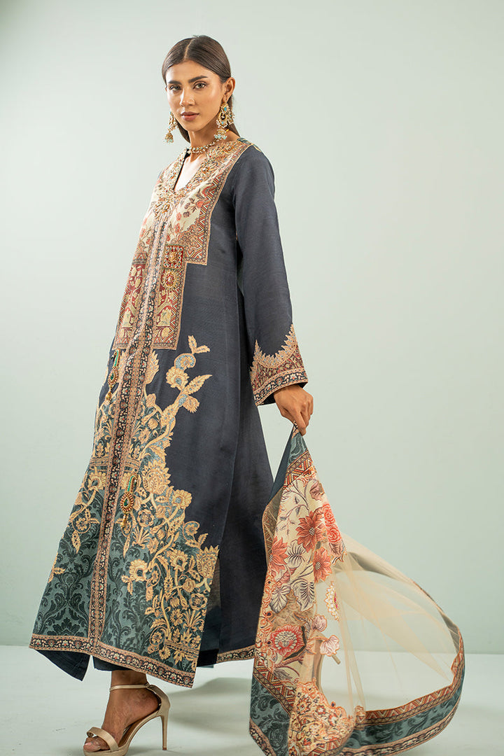 Shamaeel - Mystic Mughal - Viscose Silk/Cotton Silk