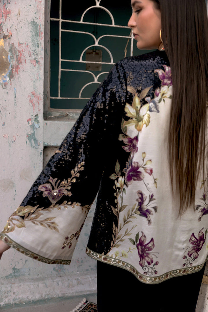 Shamaeel - Noir Botanica - Viscose Silk/Sequence