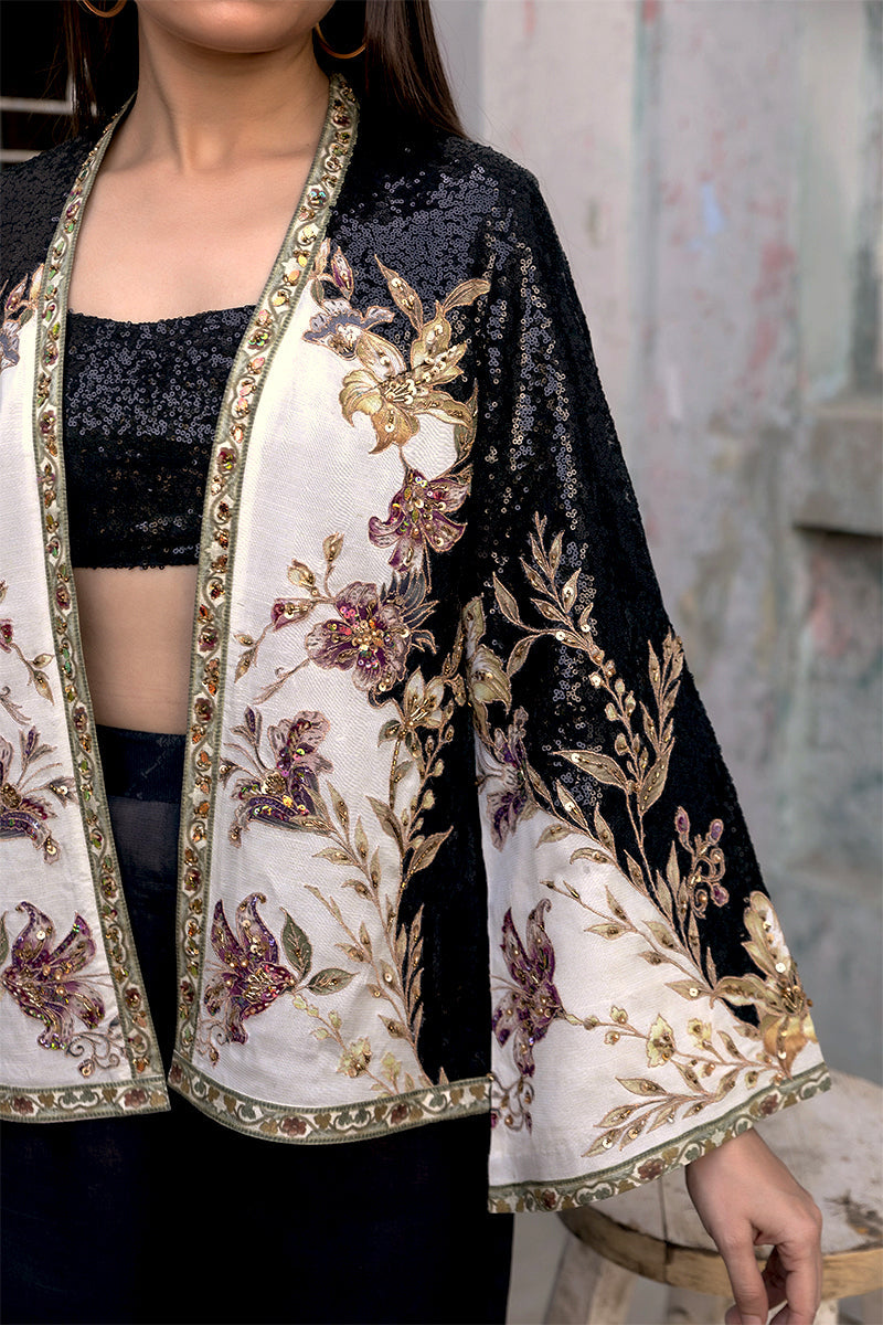 Shamaeel - Noir Botanica - Viscose Silk/Sequence