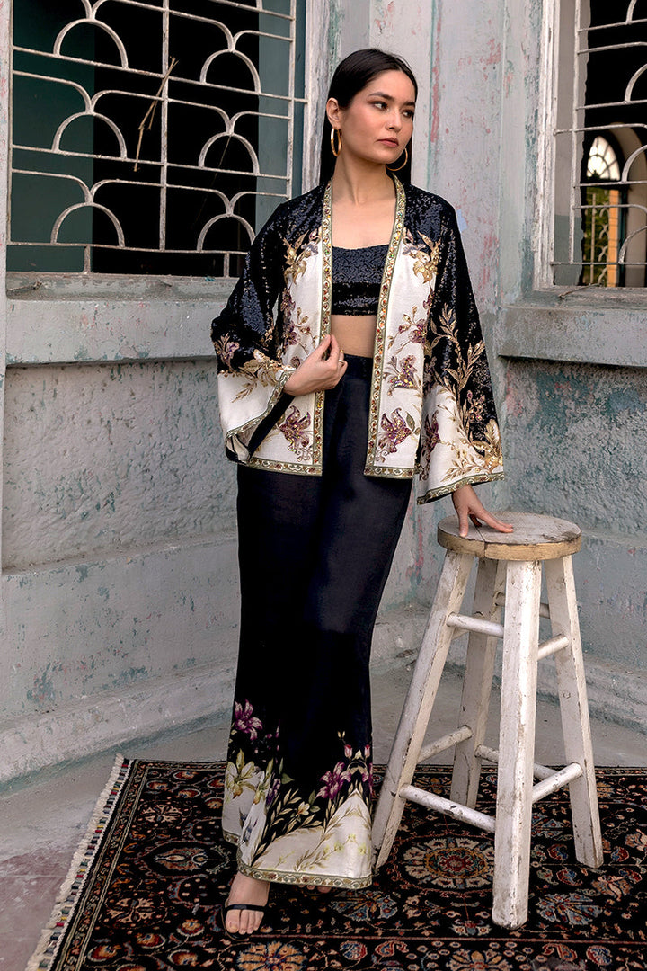 Shamaeel - Noir Botanica - Viscose Silk/Sequence