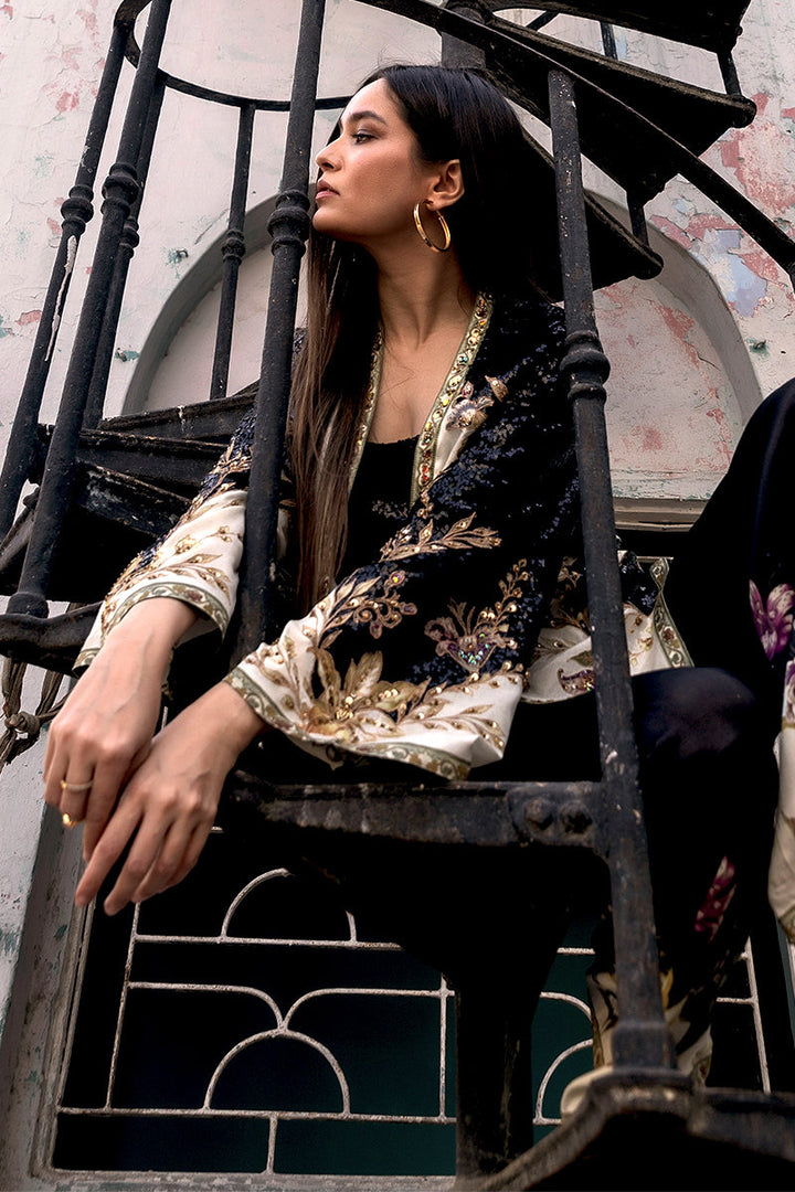 Shamaeel - Noir Botanica - Viscose Silk/Sequence