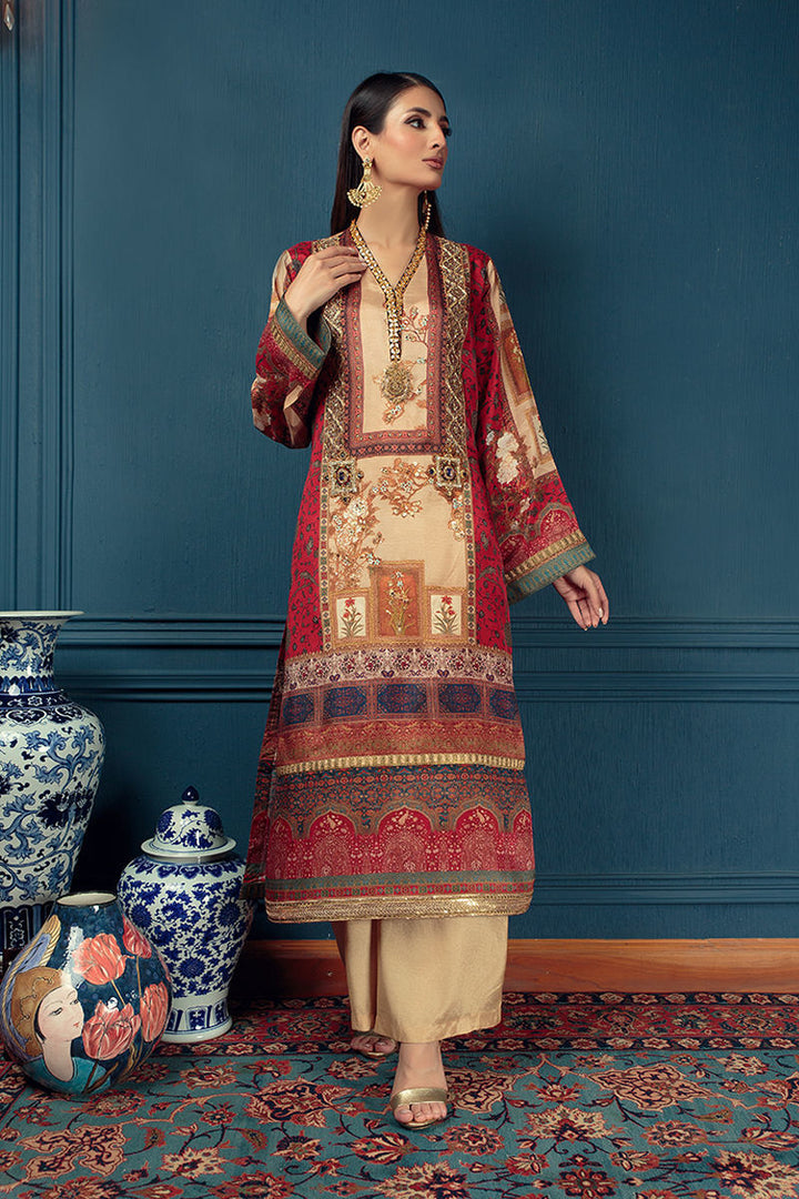 Shamaeel - Pinch Red - Viscose Silk