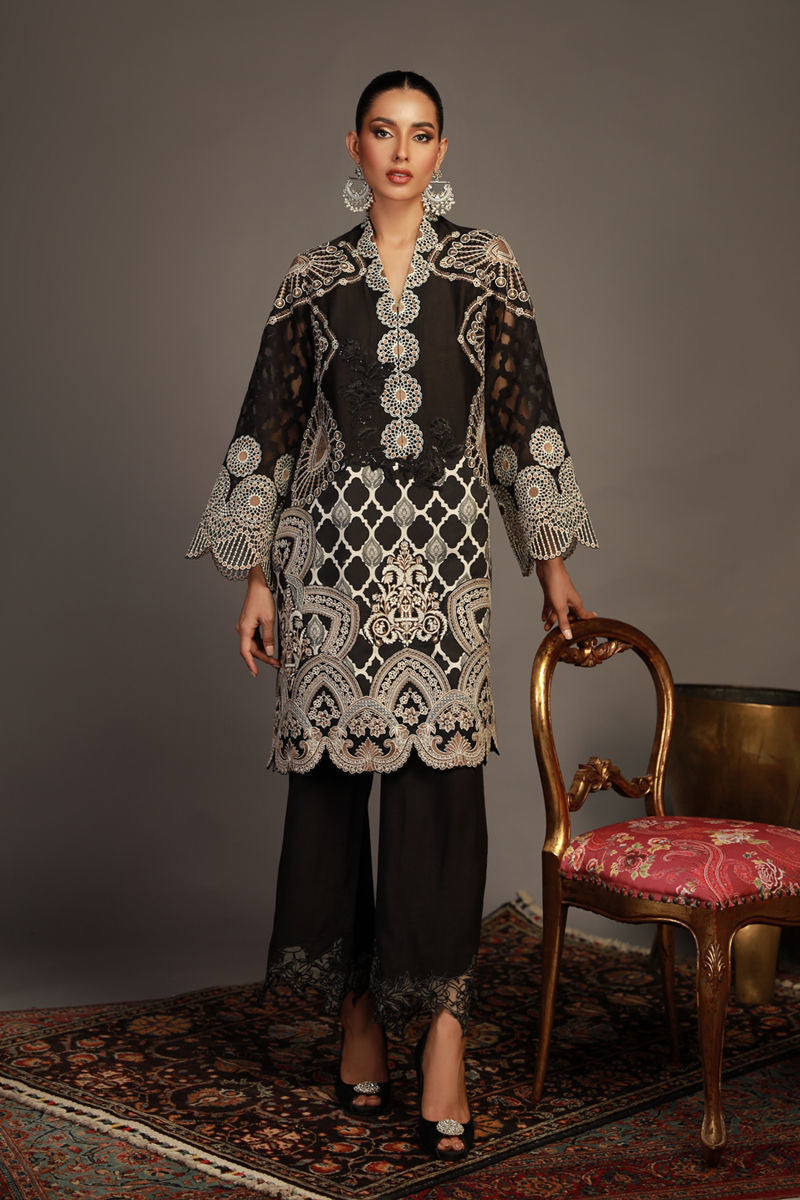 Shamaeel - RV-05 - Sheesha Silk & Self Jacquard/Cotton Silk