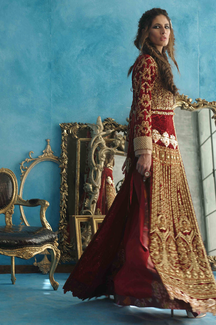 Shamaeel - Red Tudour Palachi - Double Palachi/Viscose Silk