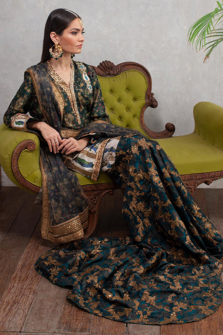 Shamaeel - SAFAVID10 - Raw Silk & Brocade