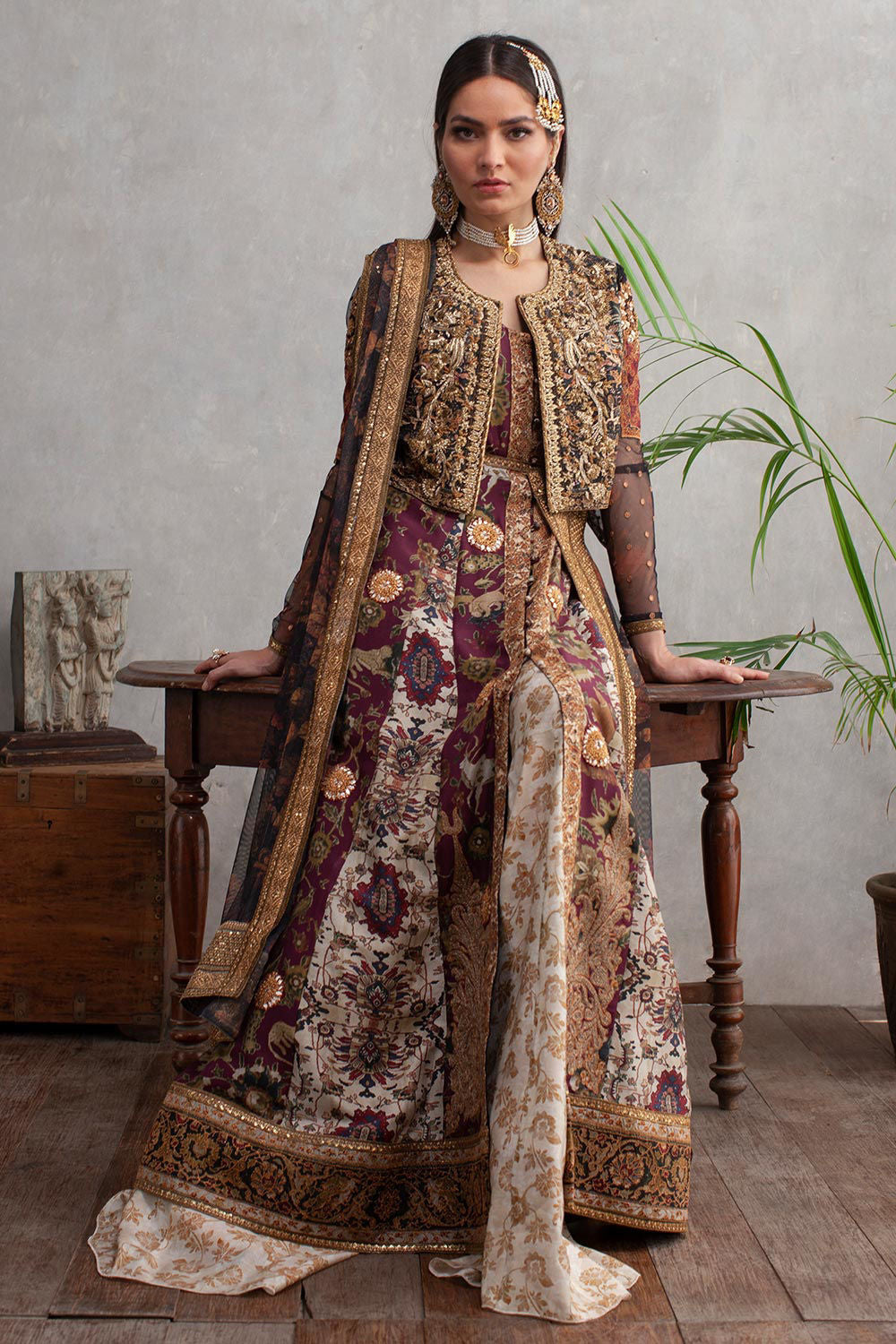 Shamaeel - SAFAVID2 - Raw Silk & Soft Net/Raw Silk