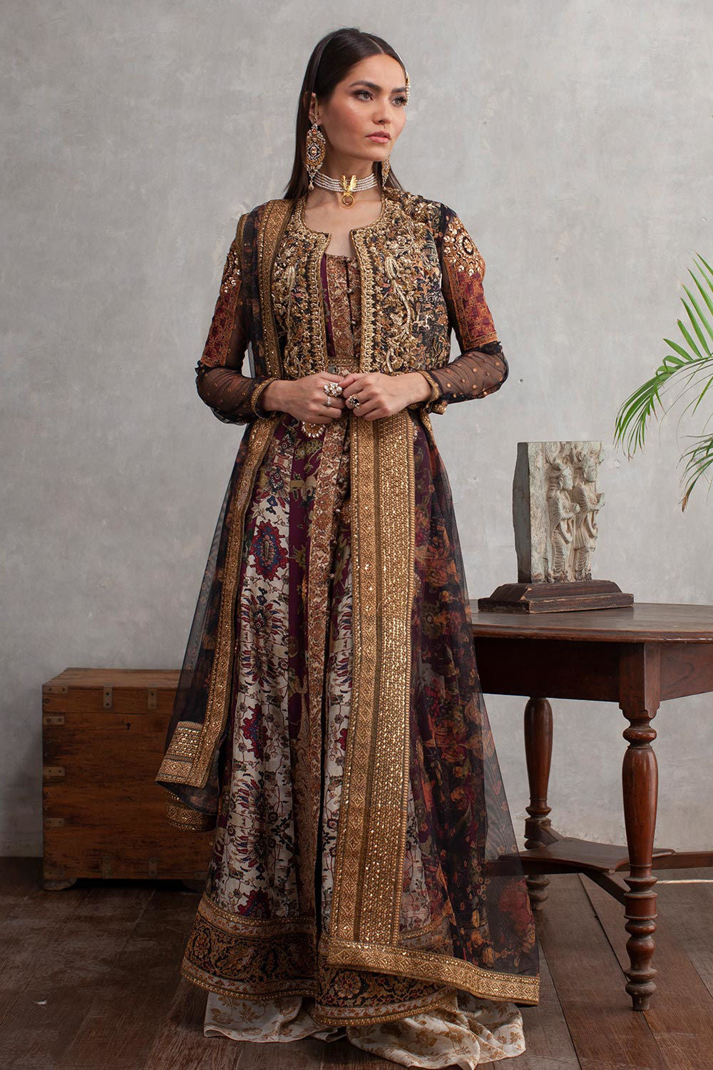 Shamaeel - SAFAVID2 - Raw Silk & Soft Net/Raw Silk