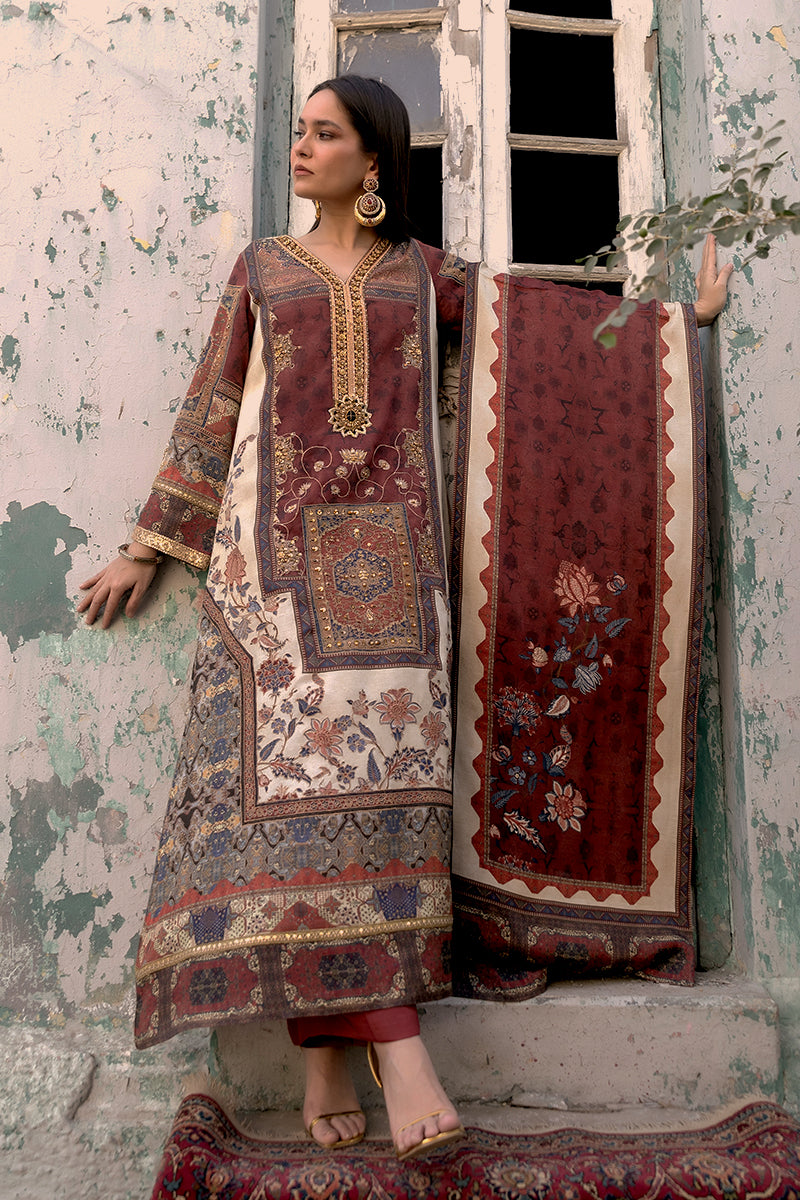 Shamaeel - Saffron Tapestry - Viscose Silk/Cotton Silk