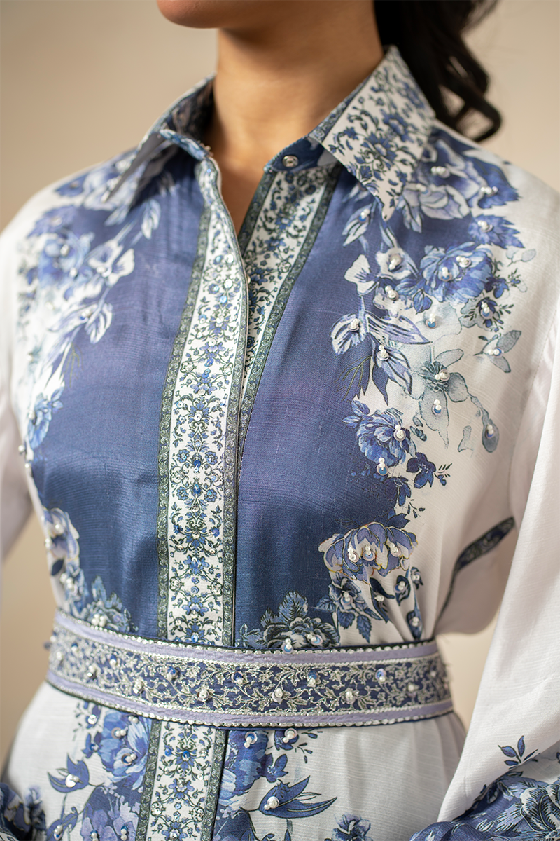 Shamaeel - Sapphire Breeze - Viscose Silk/Cotton Silk
