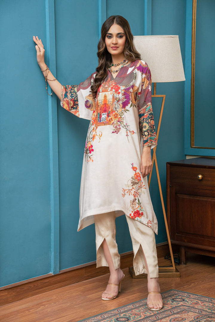 Shamaeel - TL-07 - Khaadi Silk/Cotton Silk