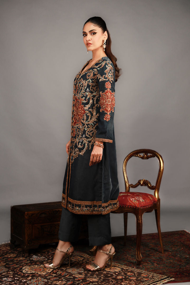 Shamaeel - TRE-11 - Velvet/Cotton Silk