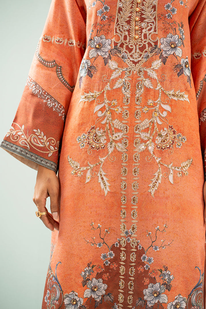 Shamaeel - Teracotta Ensemble - Viscose Silk/Cotton Silk
