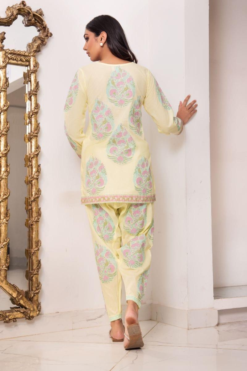 Shehrnaz - SHK- 1123 - 2 Piece - Yellow