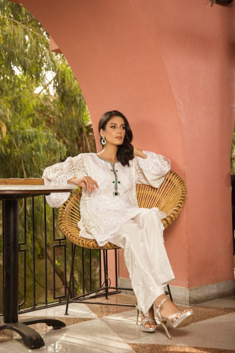 Shehrnaz - SHK-1130 - White