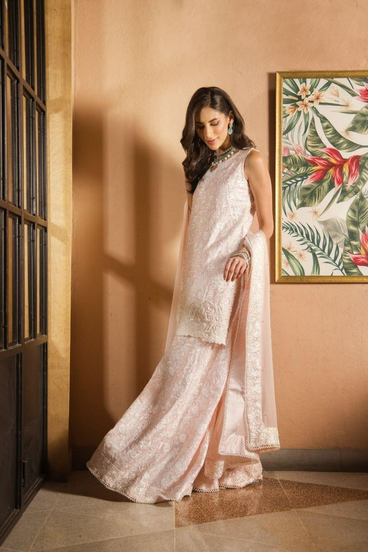 Shehrnaz - SHK-1133 - 3 Piece - Pink - Embroidered