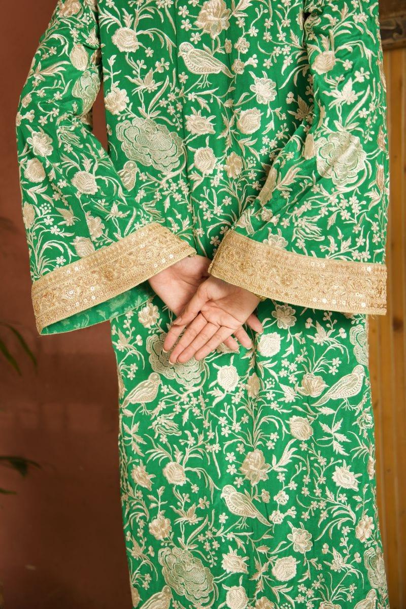 Shehrnaz - SHK-1139 - 2 Piece - Emerald Green - Embroidered