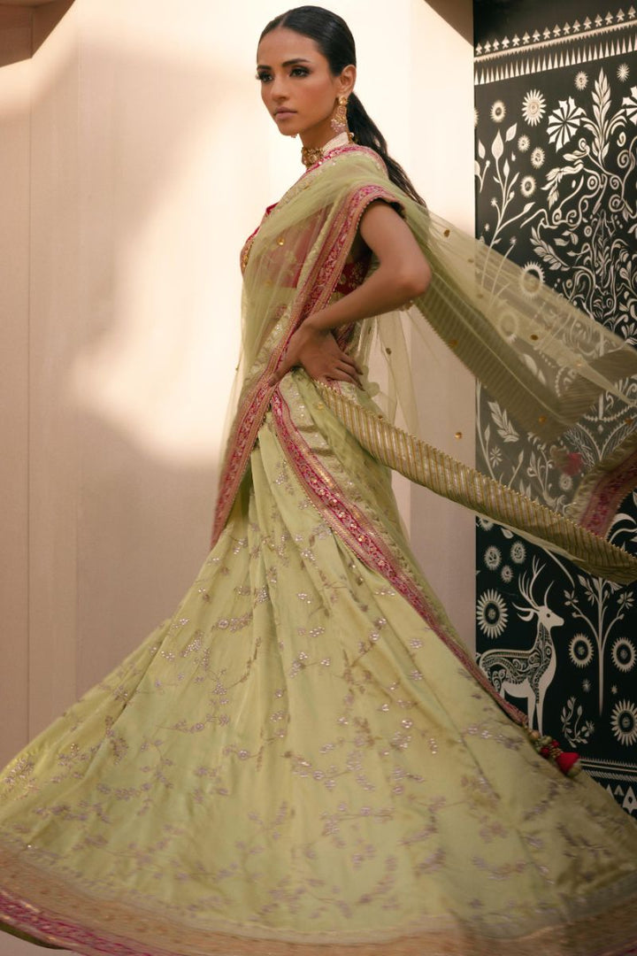 Shehrnaz - SHK-1393 - Sea green - Silk / Net - 3 Piece