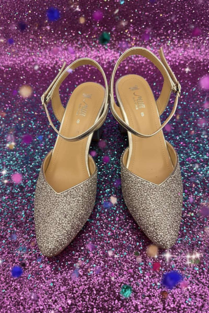 Milli Shoes - Formal Pointed Heel - Silver