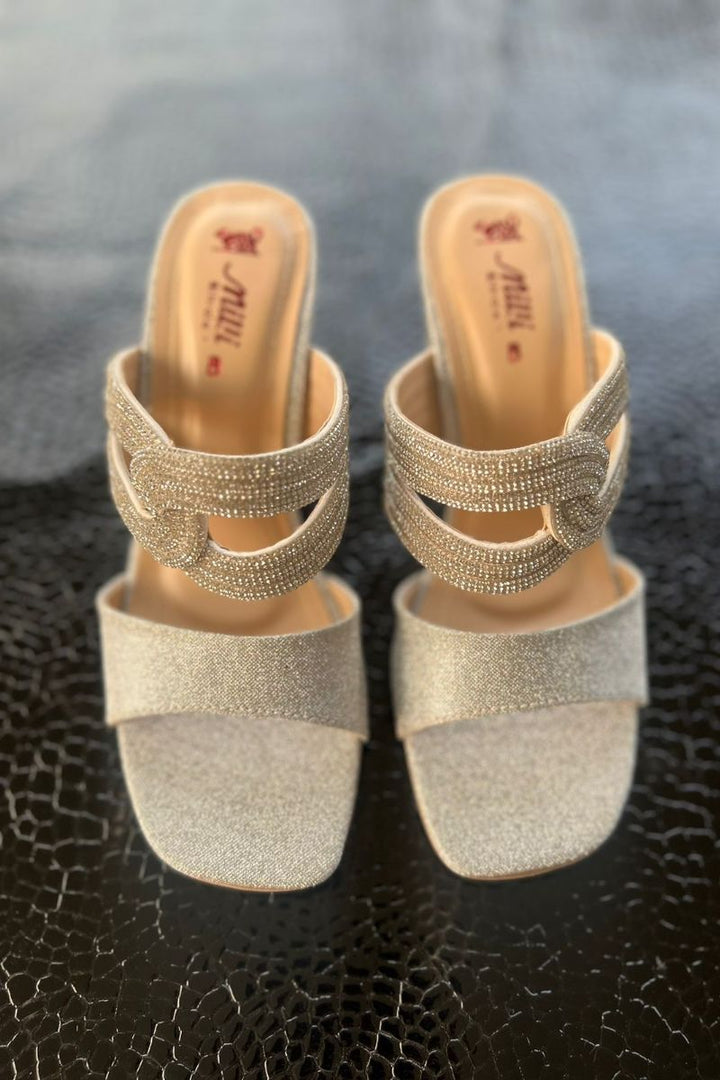 Milli Shoes - Radiant Knot - Silver - Heels