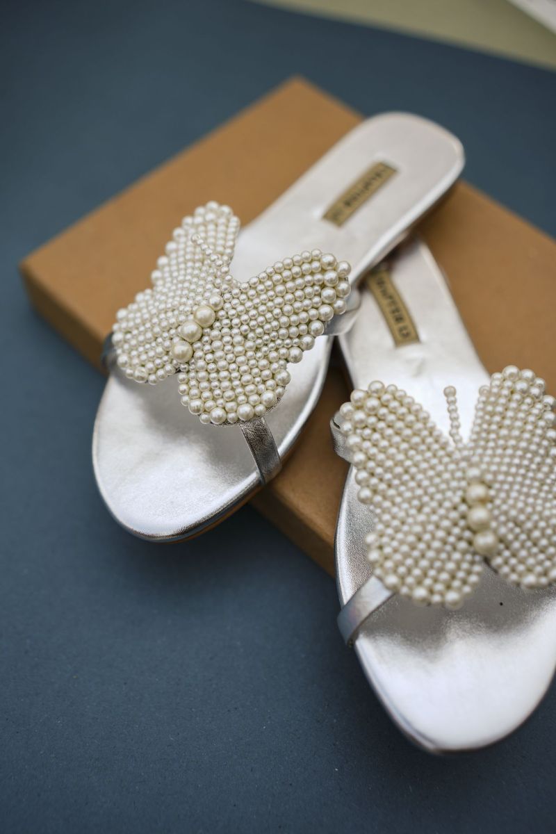 CHAPTER 13 - Slides | Pearly Butterfly - Silver - 19309