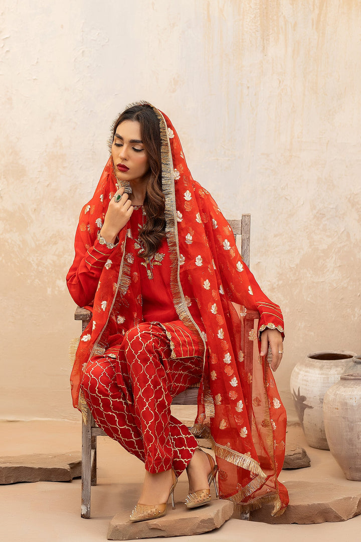 Syah - Dhani - Ramen Silk - Red - 3 Piece