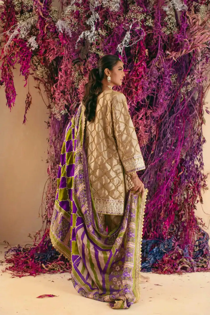 Shehrnaz - SHK-1028 - Tea Pink - 3 Piece