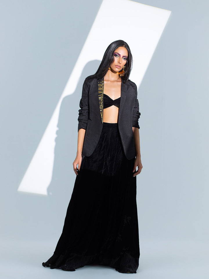 Sanam Chaudhri THEODORA Jacket Black 2 Piece