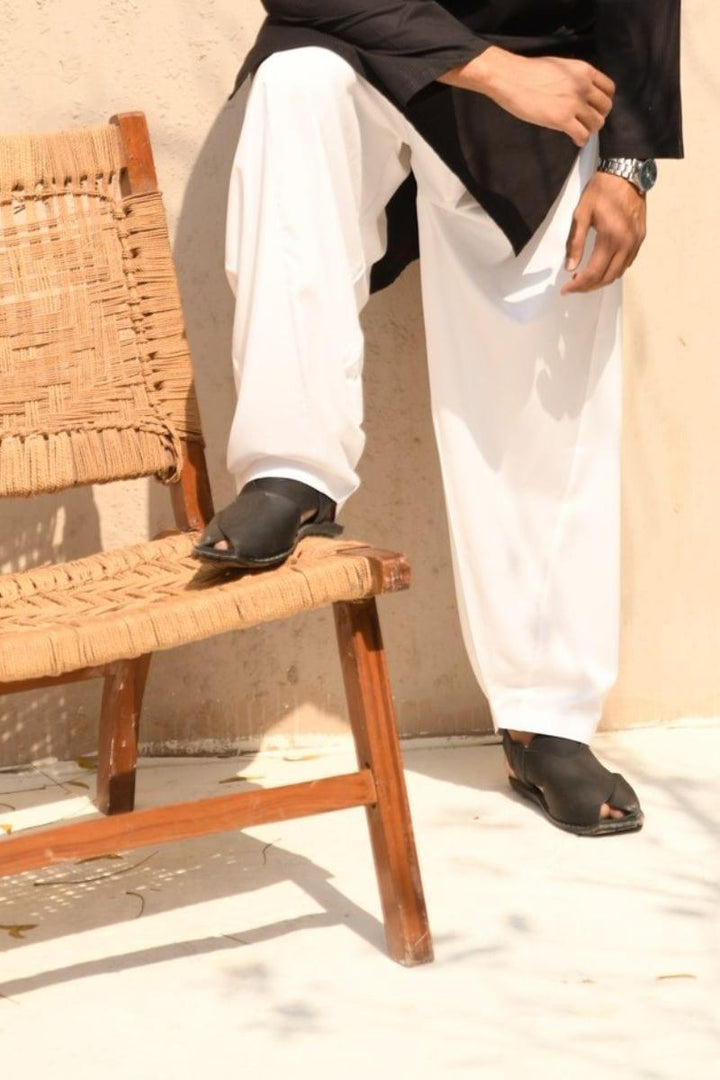 TKMANN - Eastern Shalwar - Cotton - White - 1 Piece