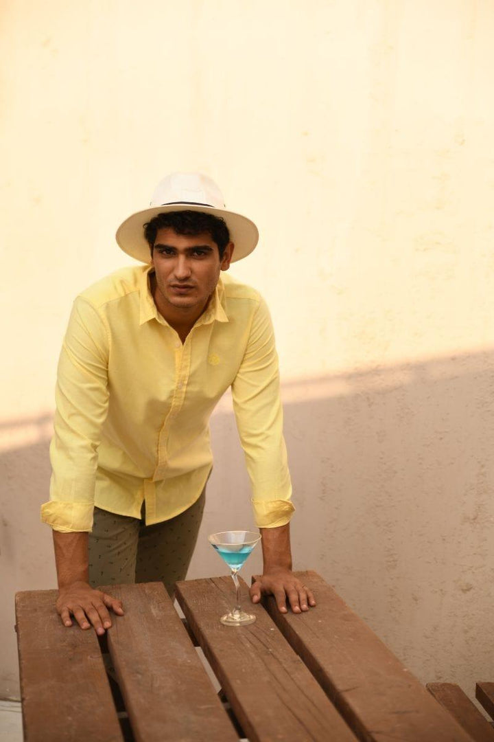 TKMANN - Lemon Collared Shirt - Cotton - 1 Piece