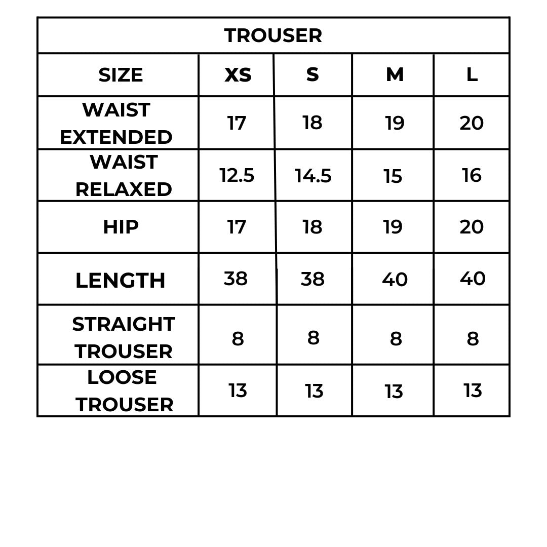 Adwears - Trouser - Black - 1 Piece