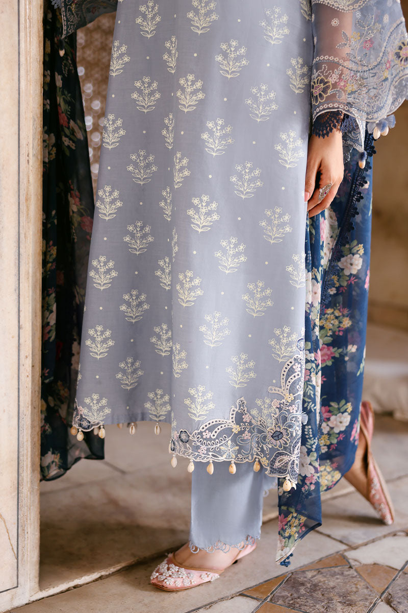 Cross Stitch - Lawn Dream Flint Unstitch Suit For Women - 3 Piece