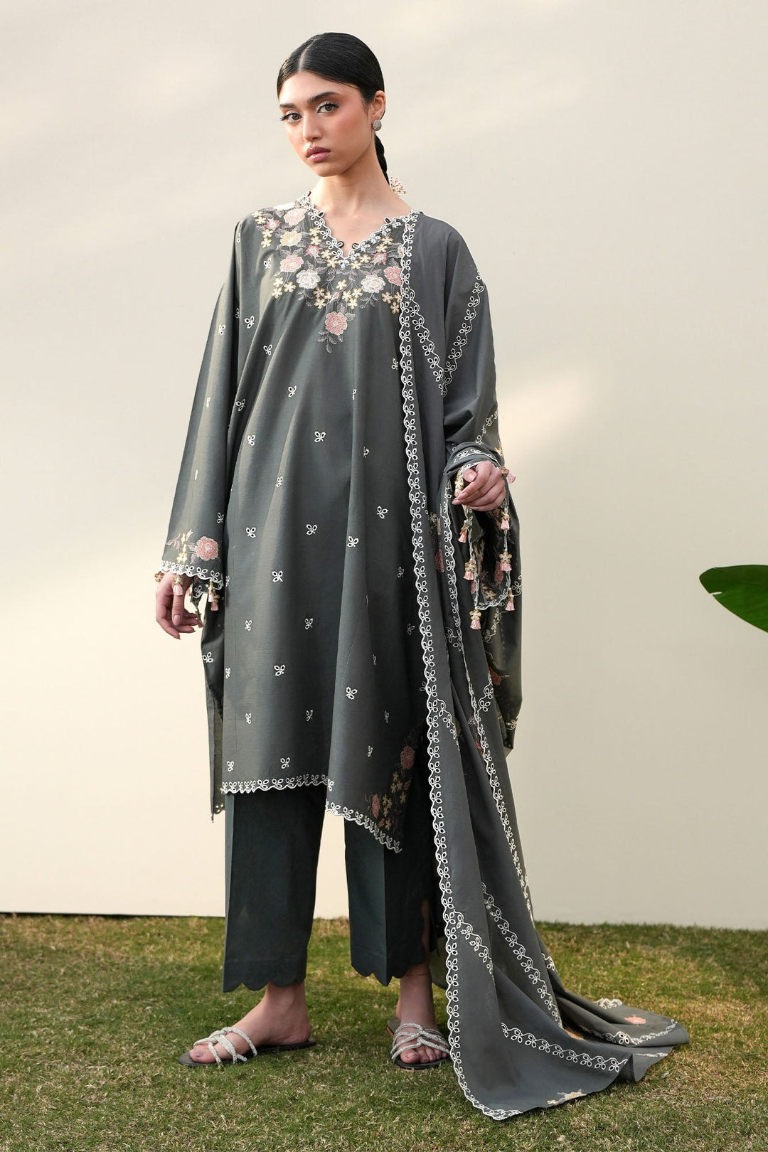Cross Stitch - Lawn Deep Forest Unstitch Suit For Women - 3 Piece
