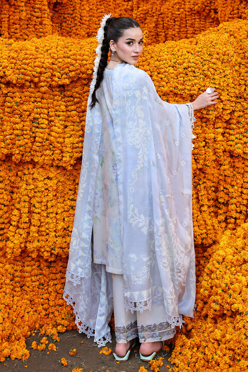 Cross Stitch - Lawn Lilac Whisper Unstitch Suit For Women - 3 Piece