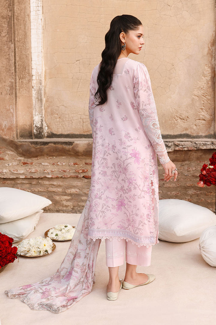 Cross Stitch - Lawn Celeste Flora Unstitch Suit For Women - 3 Piece