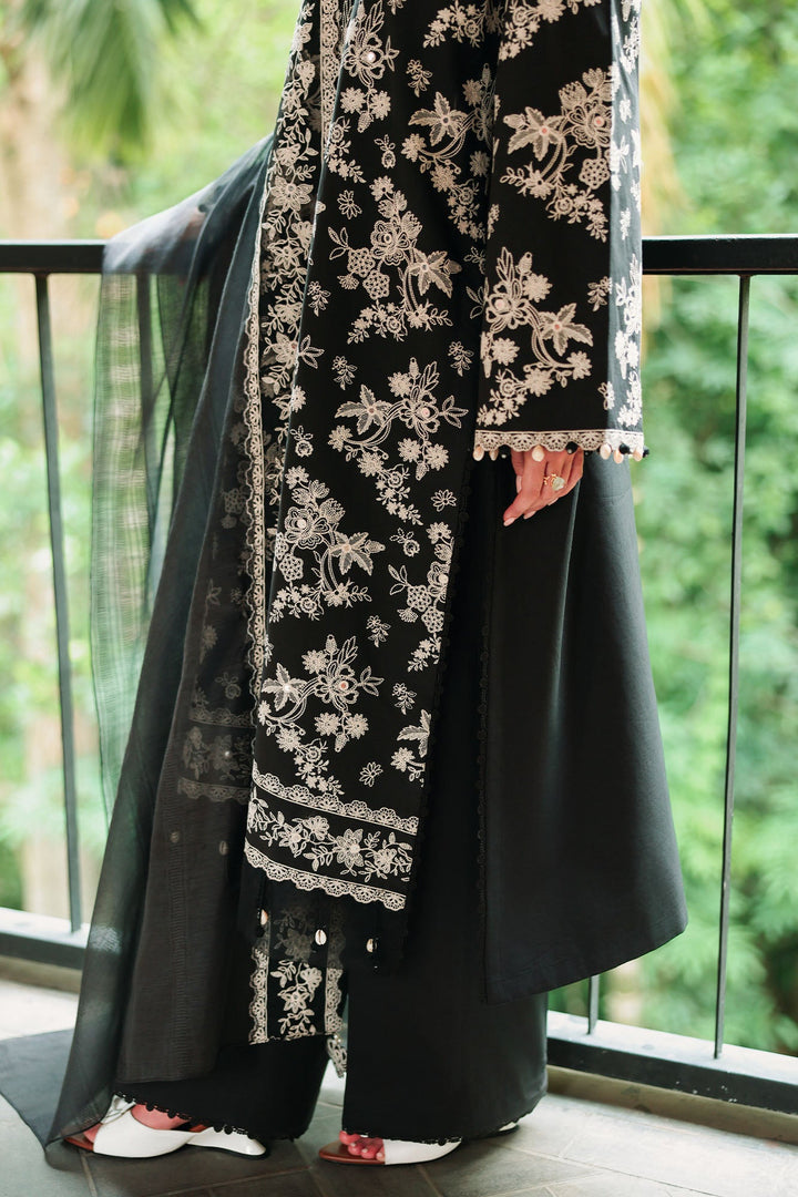 Cross Stitch - OBSIDIAN BLOOM Lawn Unstitch Suit For Women - 3 Piece - Studio by TCS