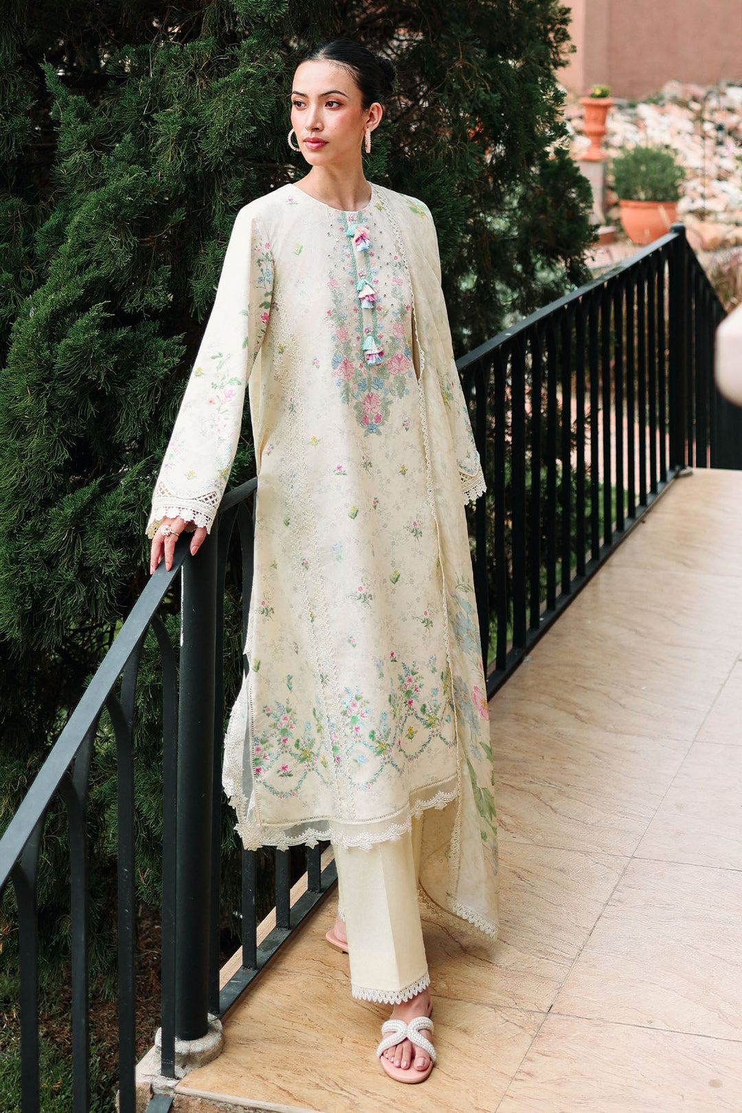 Cross Stitch - TROPIC MIST Lawn Unstitch Suit For Women - 3 Piece - Studio by TCS