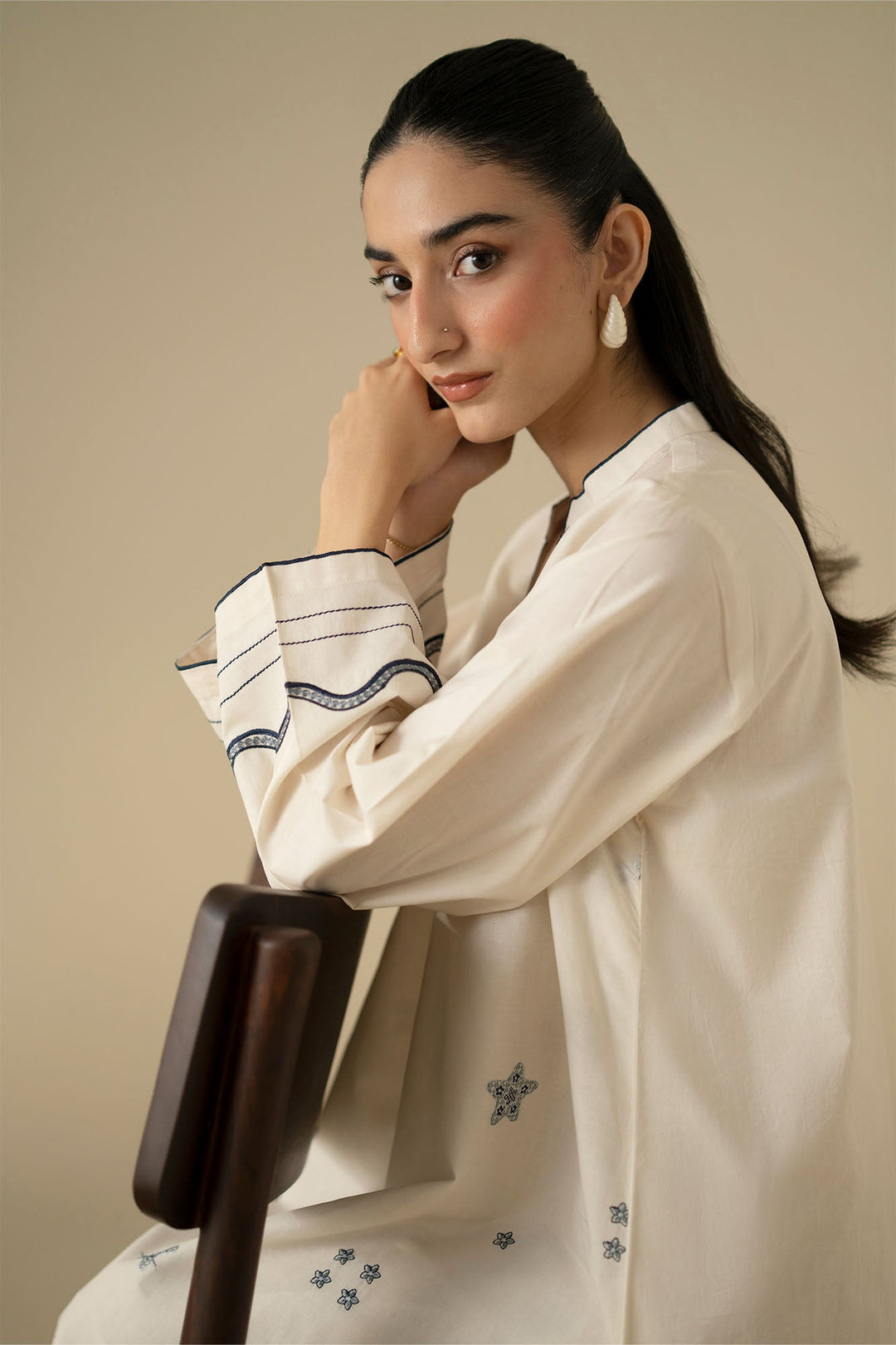 Cross Stitch Ivory Essence 2 Piece Suit White