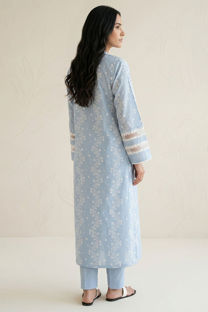 Cross Stitch - Ethereal Blue Lawn Suit For Women - 2 Piece - Studio by TCS