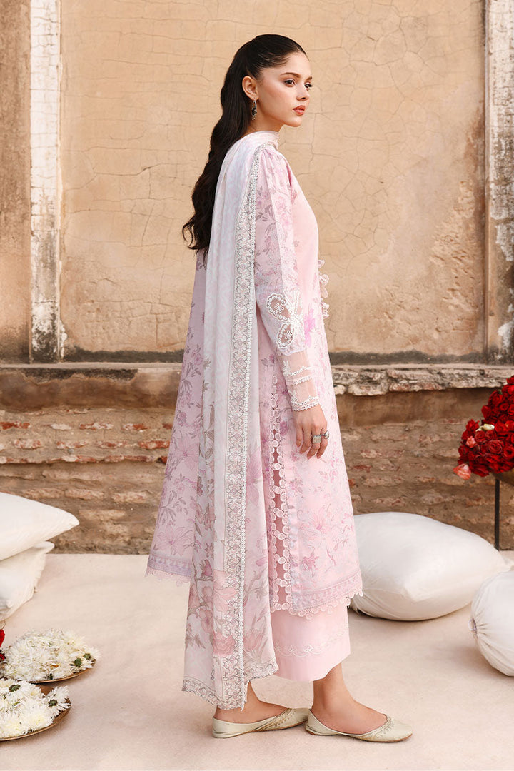 Cross Stitch - Lawn Celeste Flora Unstitch Suit For Women - 3 Piece